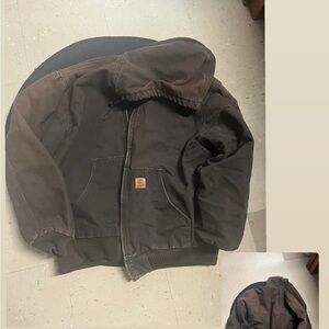 Brown Hooded Jacket